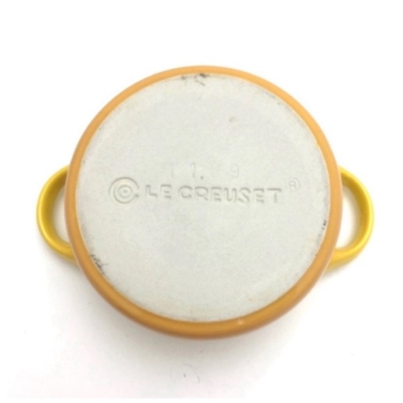 Le Creuset 8oz Round Mini Cocotte Soleil in Yellow - Picture 7 of 10